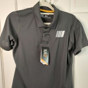 5:11 Tactical Corporate Pinnacle Polo Nascar Women's size M Gray